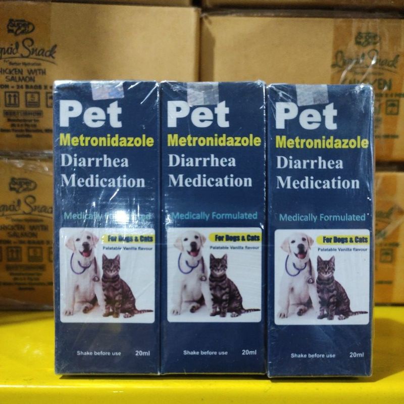 PET METRONIDAZOLE DIARHEA 20ML OBAT DIARE KUCING