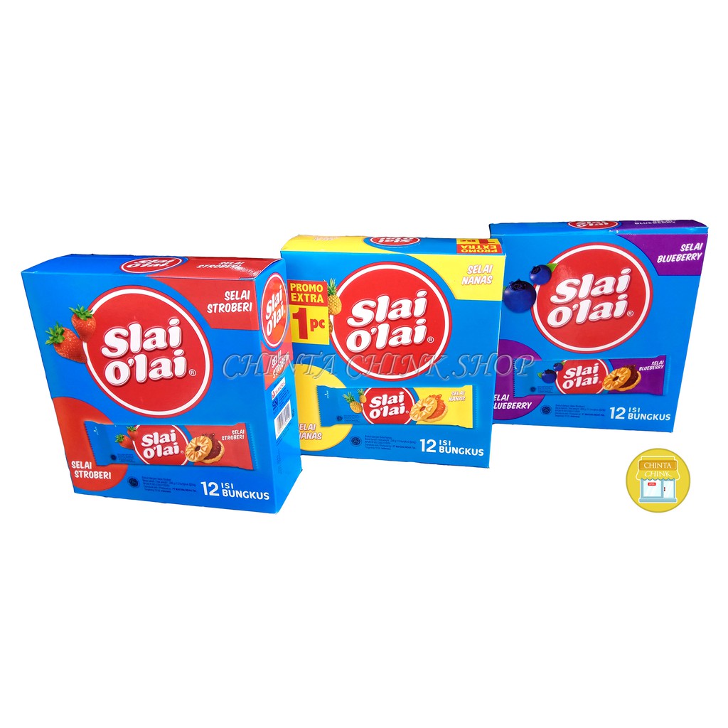 

Slai Olai Box Strawberry / Blueberry / Nanas Isi 10pcs