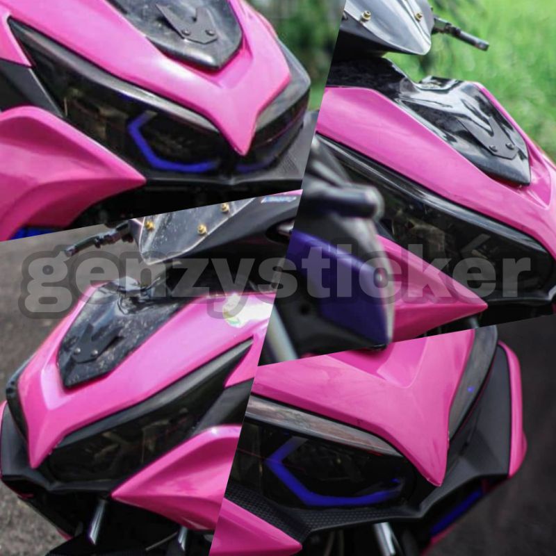 stiker skotlet transparan hitam 80%