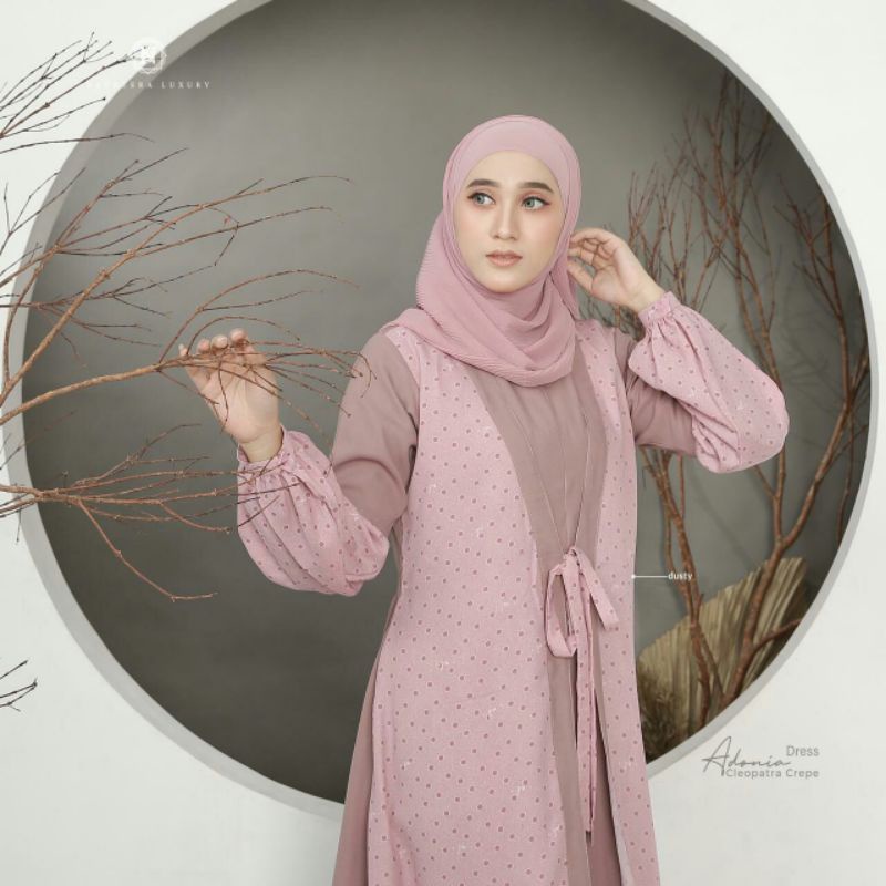 ADONIA DRESS | NADHEERA LUXURY | DRESS PESTA | OUTFIT NADHEERA