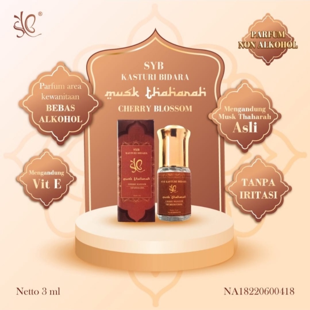 Syb Kasturi Bidara Musk Thaharah Original Parfum Area Kewanitaan