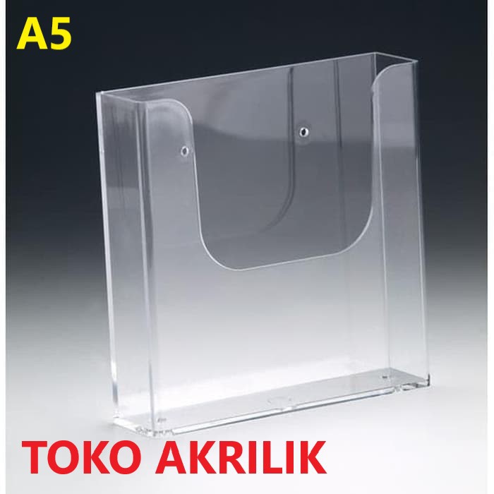

Tempat Brosur Akrilik A5 TB03 / Stand brosur acrylic