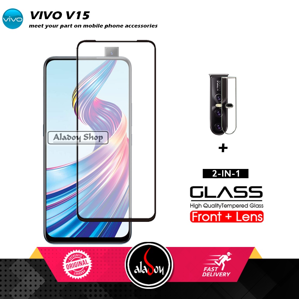 Tempered Glass Layar Vivo V15 Free Tempered Glass Camera