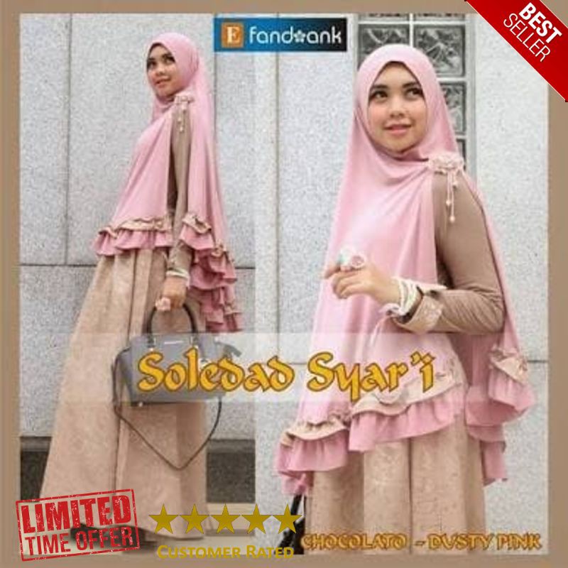 TERBARU Sale baju butik original soledad syari by efandoank mewah xl agrabutik