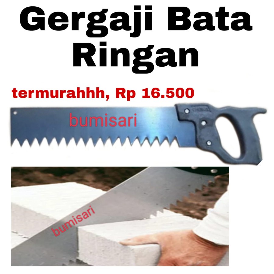 Gergaji Hebel / gergaji bata ringan