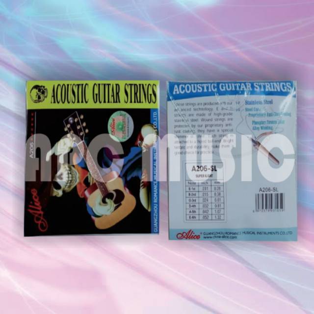 Senar gitar alice akustik 011_senar guitar alice acoustik 011_senar gitar alice original string