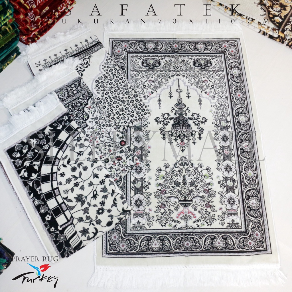 Sajadah Bulu Halus, Safatek, Sajadah Seserahan pernikahan, uk 70 x 110 cm