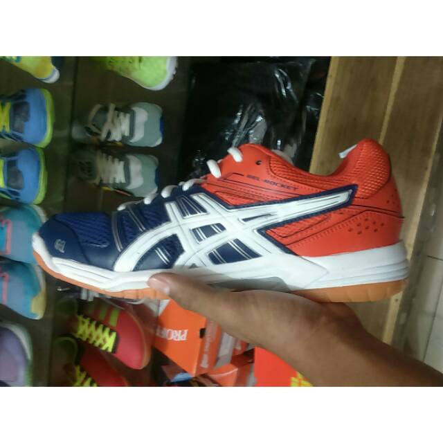 Sepatu Badminton Volly Asics Original