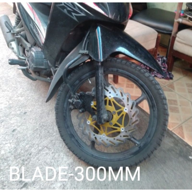 Piringan Disc Cakram Depan Variasi Blade/Absolute Revo/Supra X 125 Fi/Blade 125 Fi/PNP Diameter 300mm/Pluse Breket