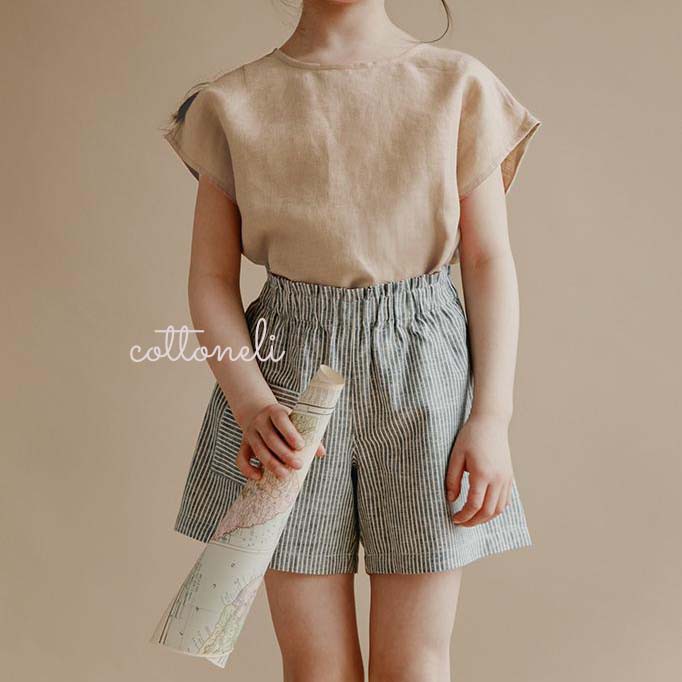 PAPER TOP - ATASAN LINEN ANAK UNISEX LAKI LAKI PEREMPUAN