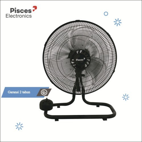 Pisces Kipas Angin Besi 2in1 Metal Floor &amp; Wall Fan 16Inch dengan Bearing MWF16 PROMO