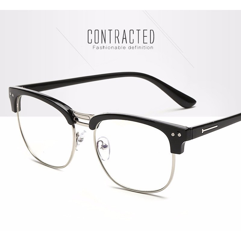 Kacamata Frame Gantung Half-Frame Setengah Bingkai 2 List / 2list Anti