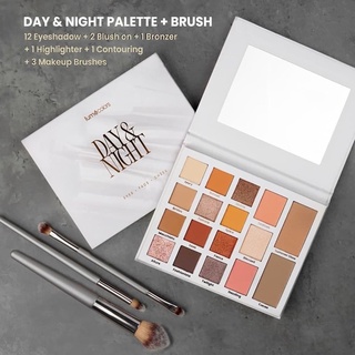 Image of thu nhỏ lumecolors 12 colors eyeshadow day & night palette #0