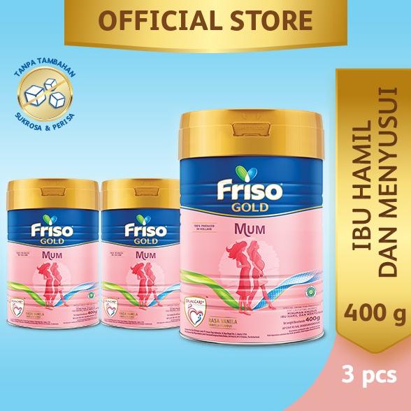 Frisomum Gold Susu Ibu Hamil dan Menyusui 400g [3 pcs]