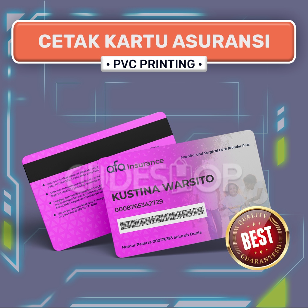 Cetak Kartu Asuransi ID Anggota