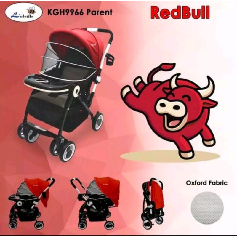 Labeille stroller parent KGH9966 / kereta dorong bayi lucu murah