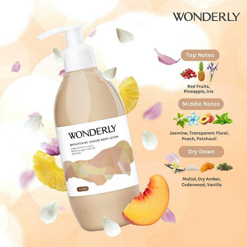 WONDERLY Brightening Serum Body Lotion | Exfoliating Lotion 300 ml