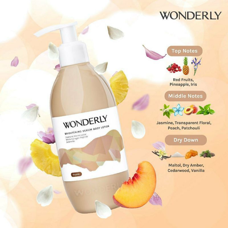 WONDERLY Brightening Serum Body Lotion | Exfoliating Lotion 300 ml