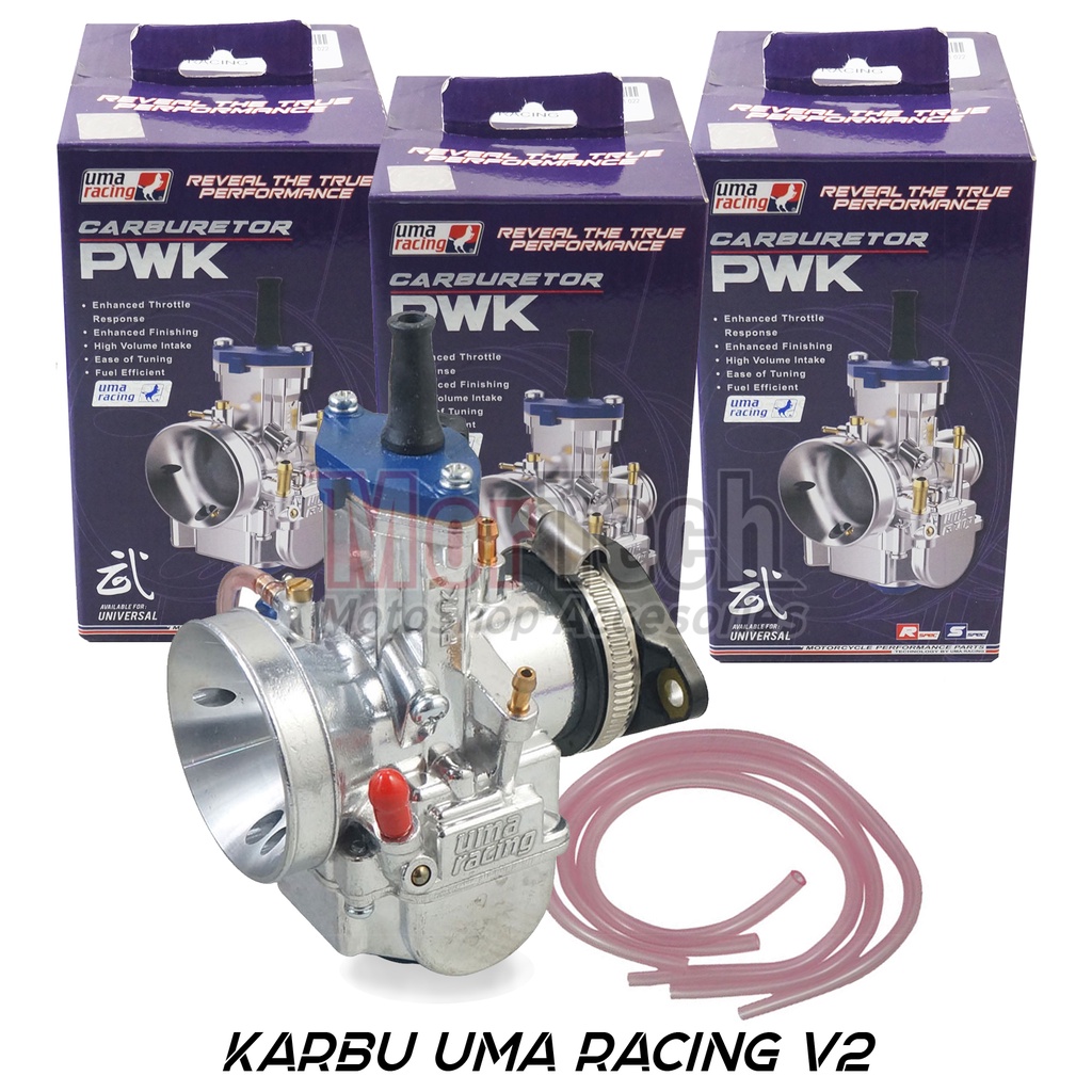 Uma Racing Karburator Motor 4tak Karbu PWK Kotak 24 - 28 - 30 - 32 -34 Original UMA RACING V2 Ninja 