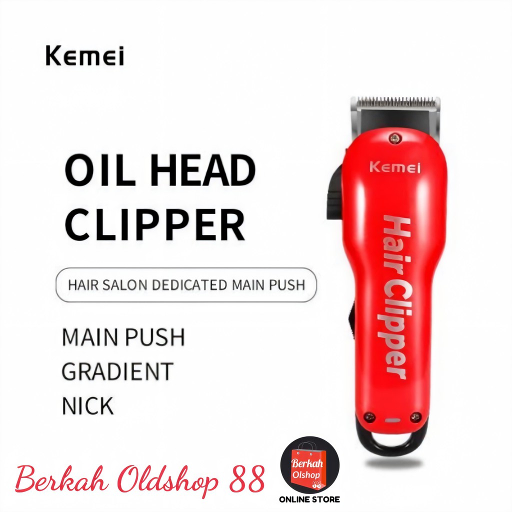 Berkah Oldshop 88 - Alat Mesin Pencukur Rambut Kemei 707z Hair Clipper Charger Mesin Potong Rambut