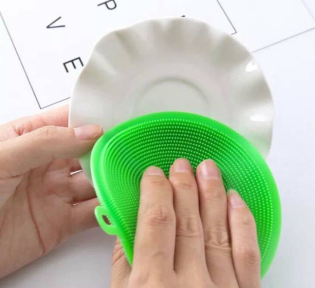 spon cuci piring silicone / sponge silicone cleaning