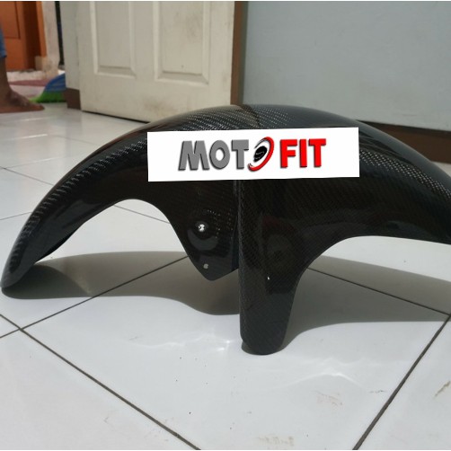 front fender ninja 150 rr spakboard depan ninja 150 rr carbon kevlar