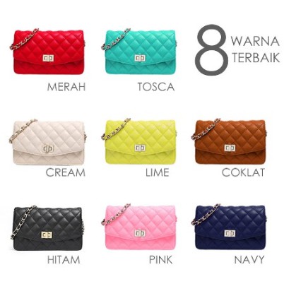 SELEMPANG TAS LEVEL DIAMOND BATAM WOC FASHION IMPORT BATAM WANITA HARGA MURAH MINI BAG C