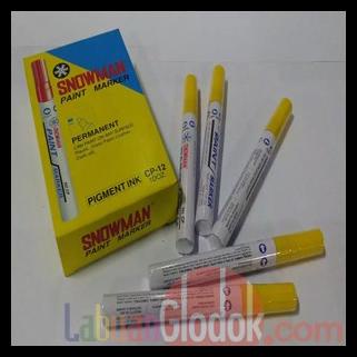 

Heaven | Spidol Permanent Paint Marker Snowman Kuning Isi 12 Pcs