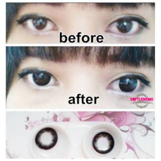 Softlens Hitam Murah Gede 16mm Living Color Mistique Shopee Indonesia