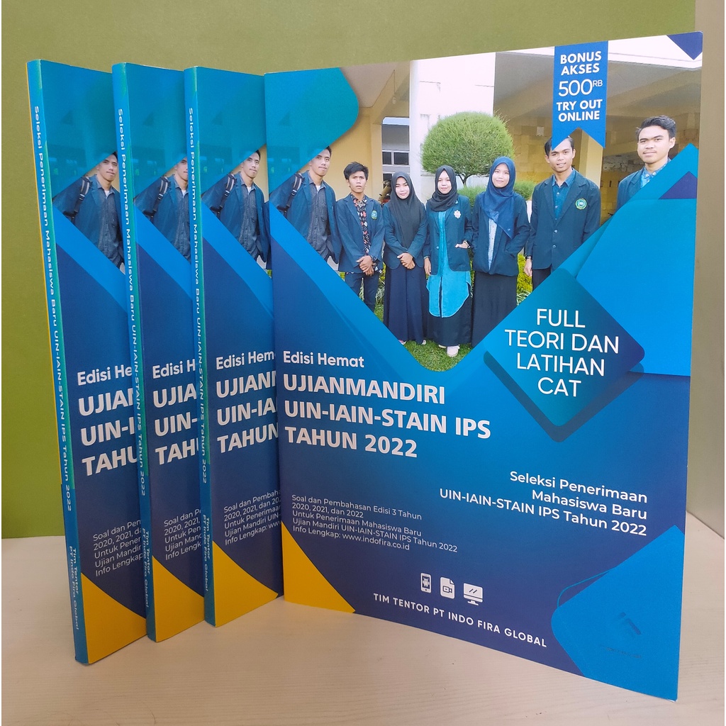 Buku Ujian Mandiri UIN-IAIN-STAIN IPS 2022 (Edisi Lengkap & Edisi Hemat)+Gratis Akses Online-Hemat