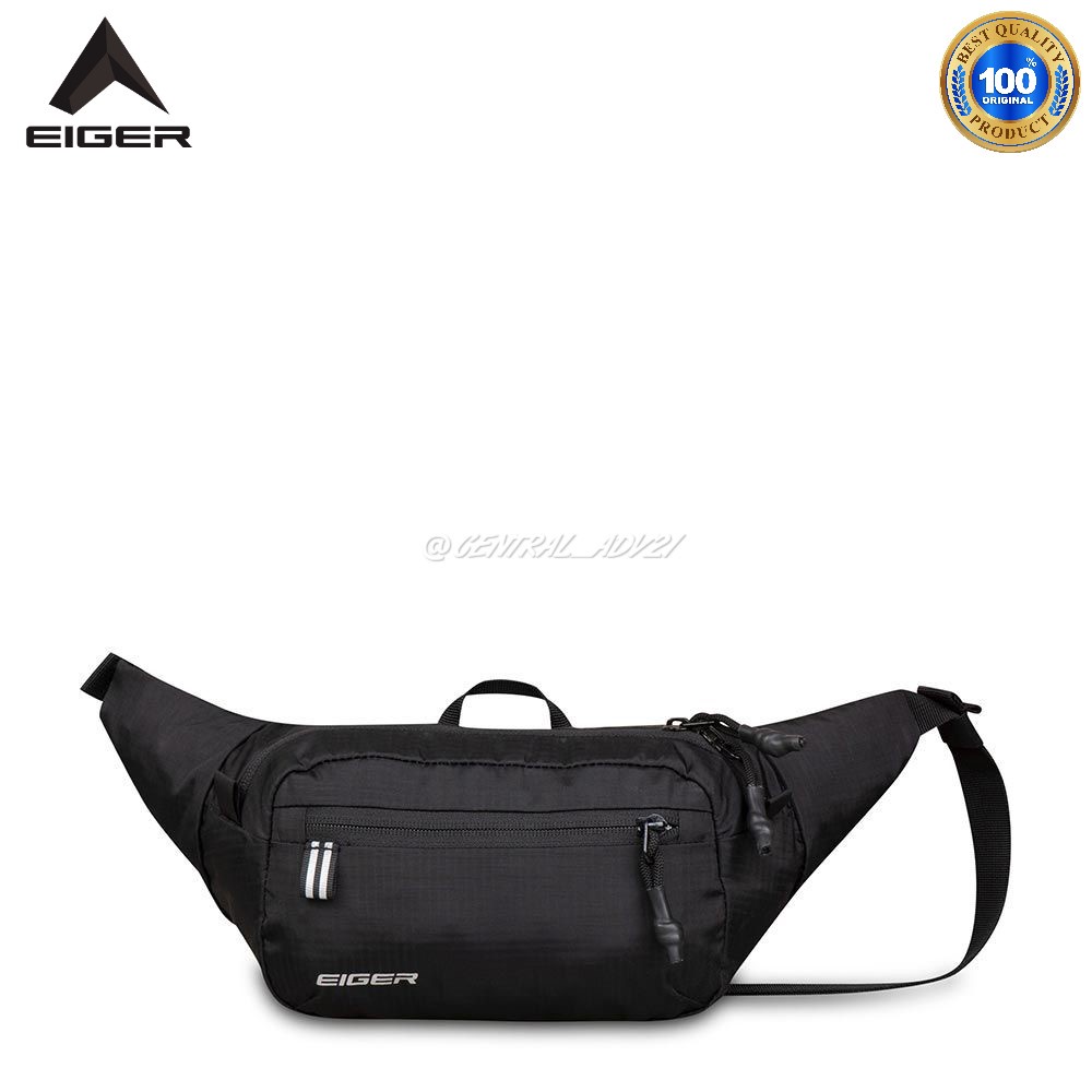 EIGER001 TAS PINGGANG IRIDIUM 2L FOLDABLE WB|BLK|4992