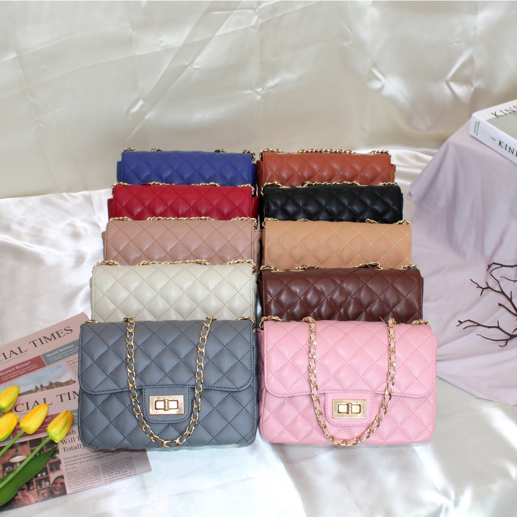 Tas Selempang Wanita Korea Tas Bahu Hand Bag TFN8003