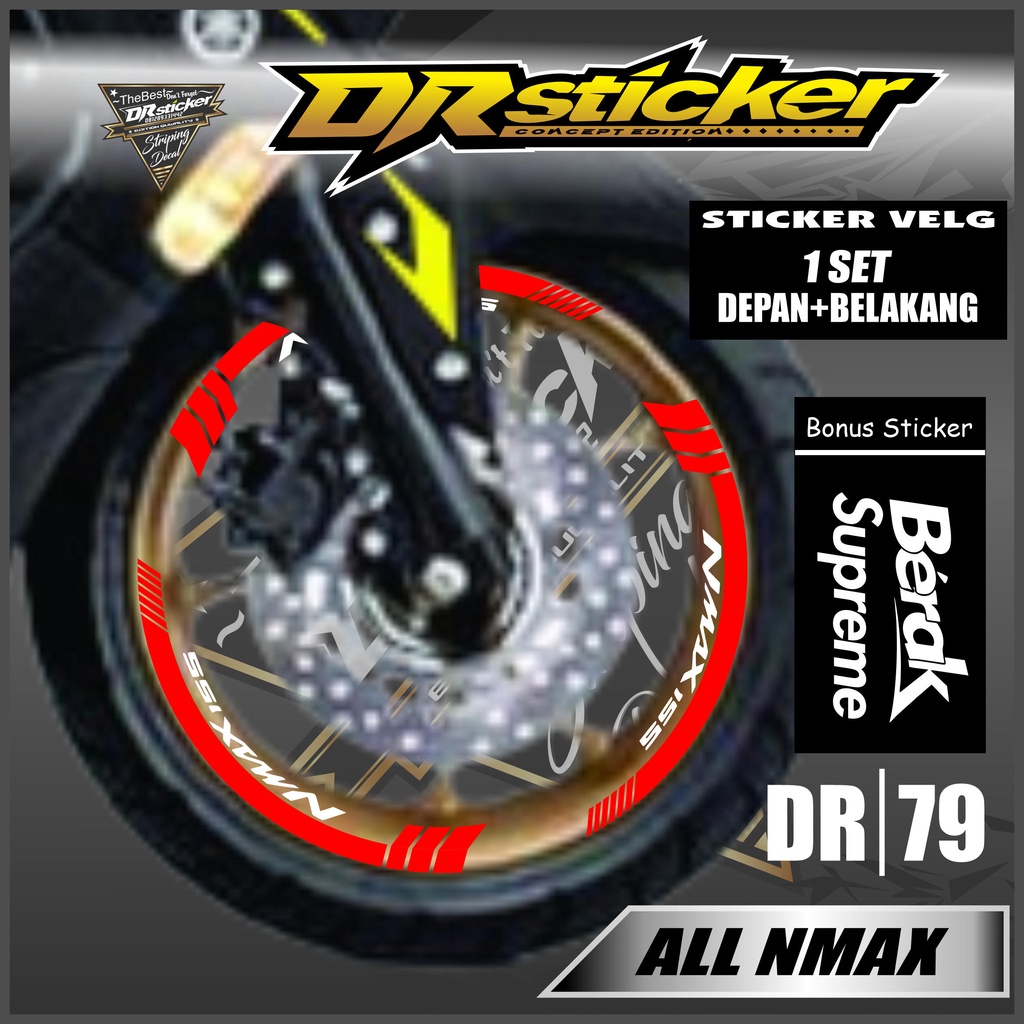 Sticker Velg - Cutting Velg Sticker Cutting Velg Motor NMAX