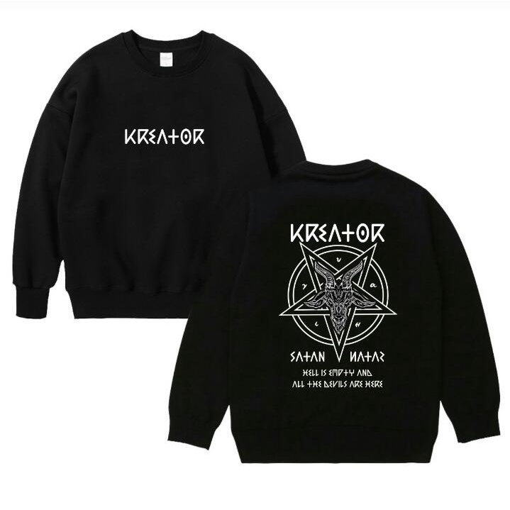 Crewneck Switer Satanic Original Kreator Apparel