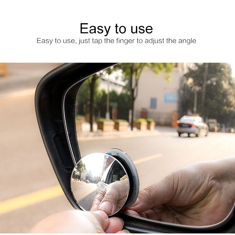[BISA COD] kaca cermin tambahan spion mini cembung wide angle blind spot slim  kaca tambahan spion