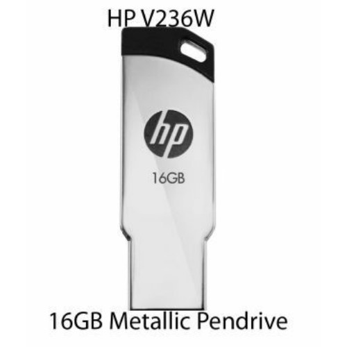 ORIGINAL.. Flashdisk HP V236W 16 GB Metal Silver