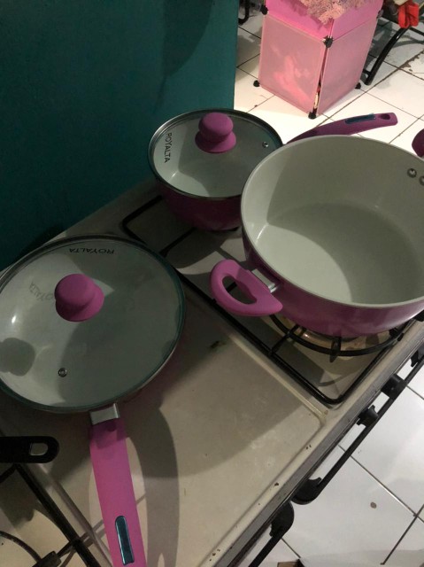 Panci Set Ceramic Dessini 5pc Matang Merata Pm-9982