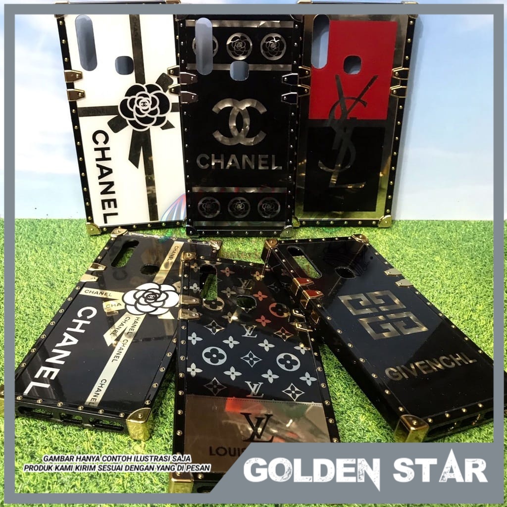 CASE MOTIF FASHION Vivo Y11 / Vivo Y12 / Vivo Y15 / Y17 Case Motif Premium CASING PERSEGI KOTAK PREM