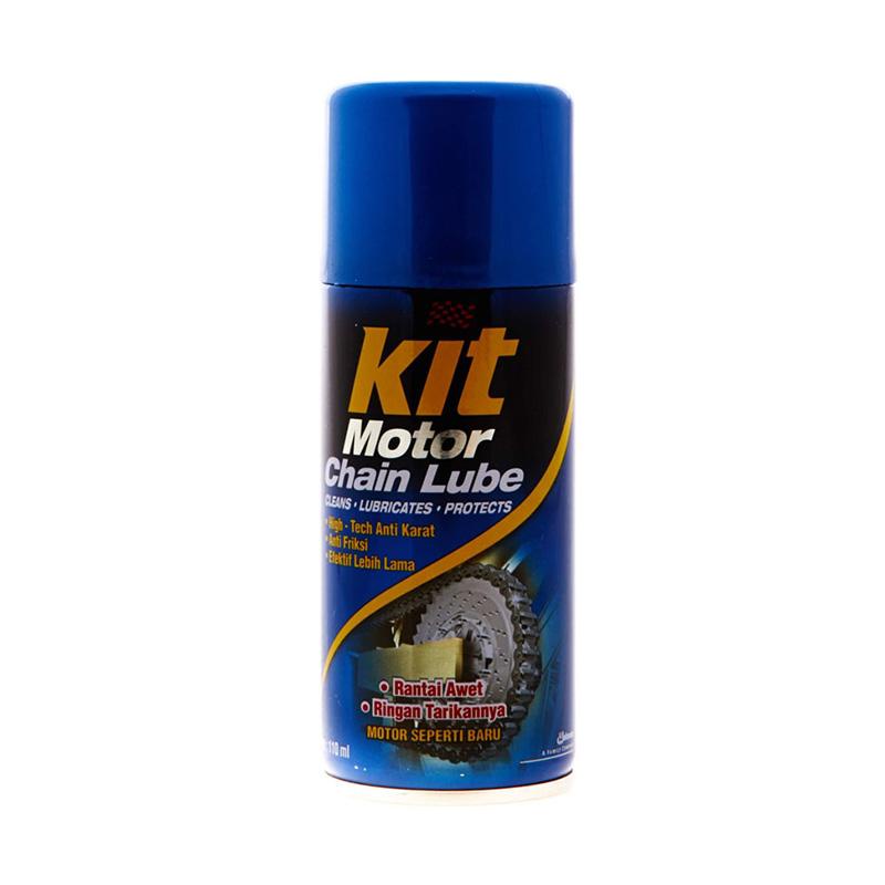 KIT CHAIN LUBE Pelumas Rantai Murah Kualitas Original Oli Pelumas Rantai Aerosol 110 ml