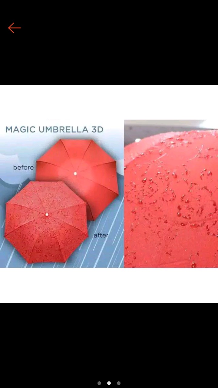 Payung Lipat Magic Motif 3d - Magic Umbrella - Timbul Motif Saat Basah