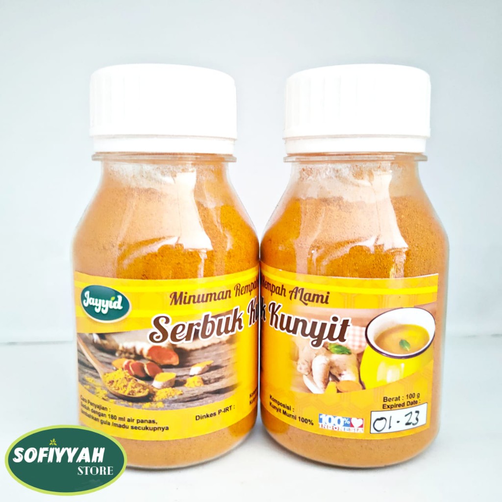 

Serbuk Kunyit Murni 100gr Original Jayyid