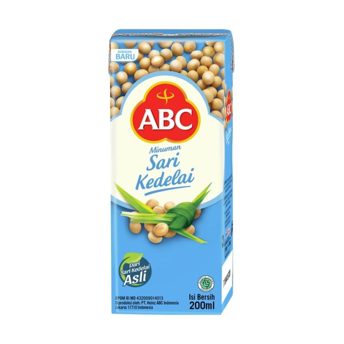 

MINUM-SIAP-DRINK-TO-READY- ABC MINUMAN SARI KEDELAI 200 ML - MULTIPACK 6 PCS -READY-TO-DRINK-SIAP-
