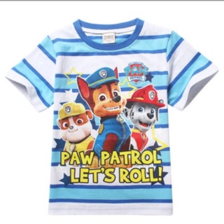  Kaos  baju paw  patrol  anak  IMPORT katun 100 Shopee Indonesia