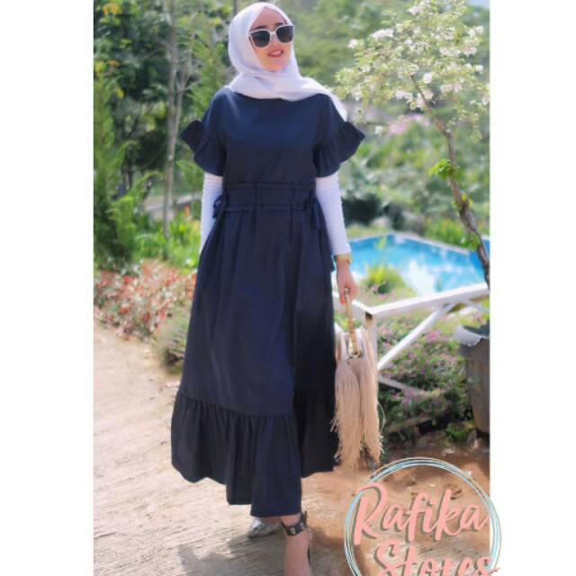 Rafika stores afsana dress navy