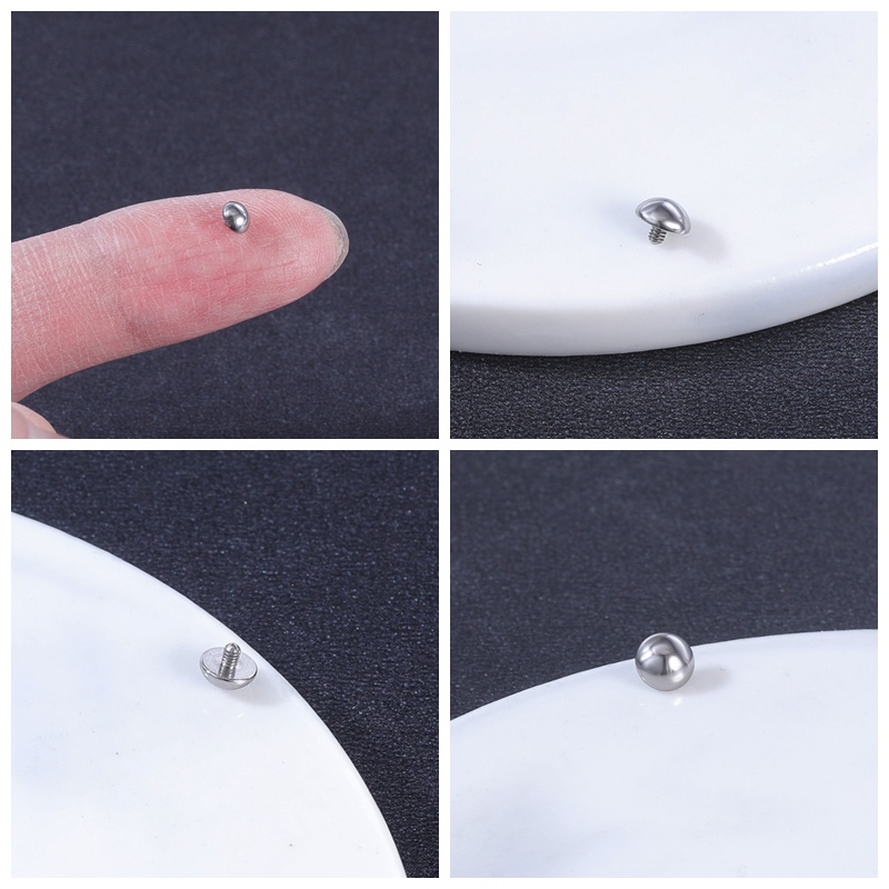 1pc Anting Tindik Bentuk Jangkar / Bulan / Bintang / Bunga Bahan Surgical Steel