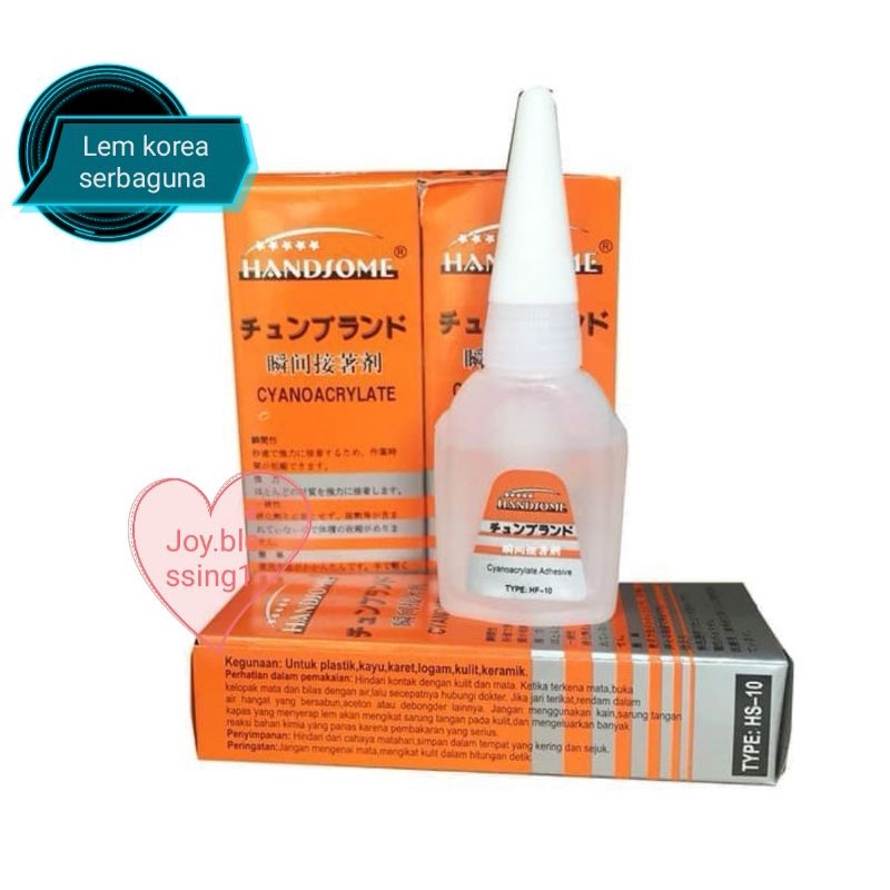 

Lem serbaguna/lem perekat super/ lem korea per botol