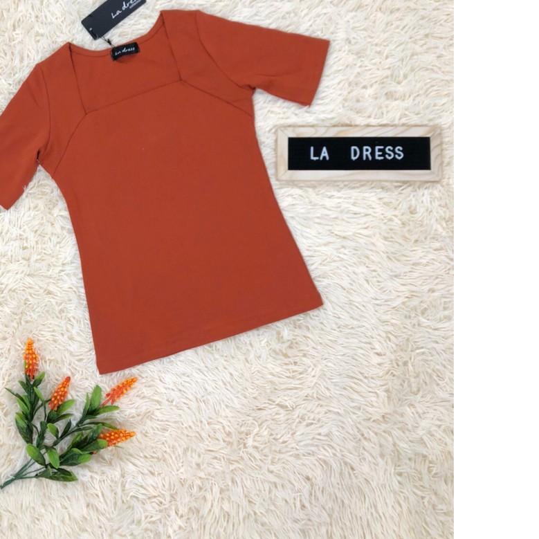 ➶ LA DRESS | KAOS KERAH KOTAK | ORIGINAL IMPORT BANGKOK ❋