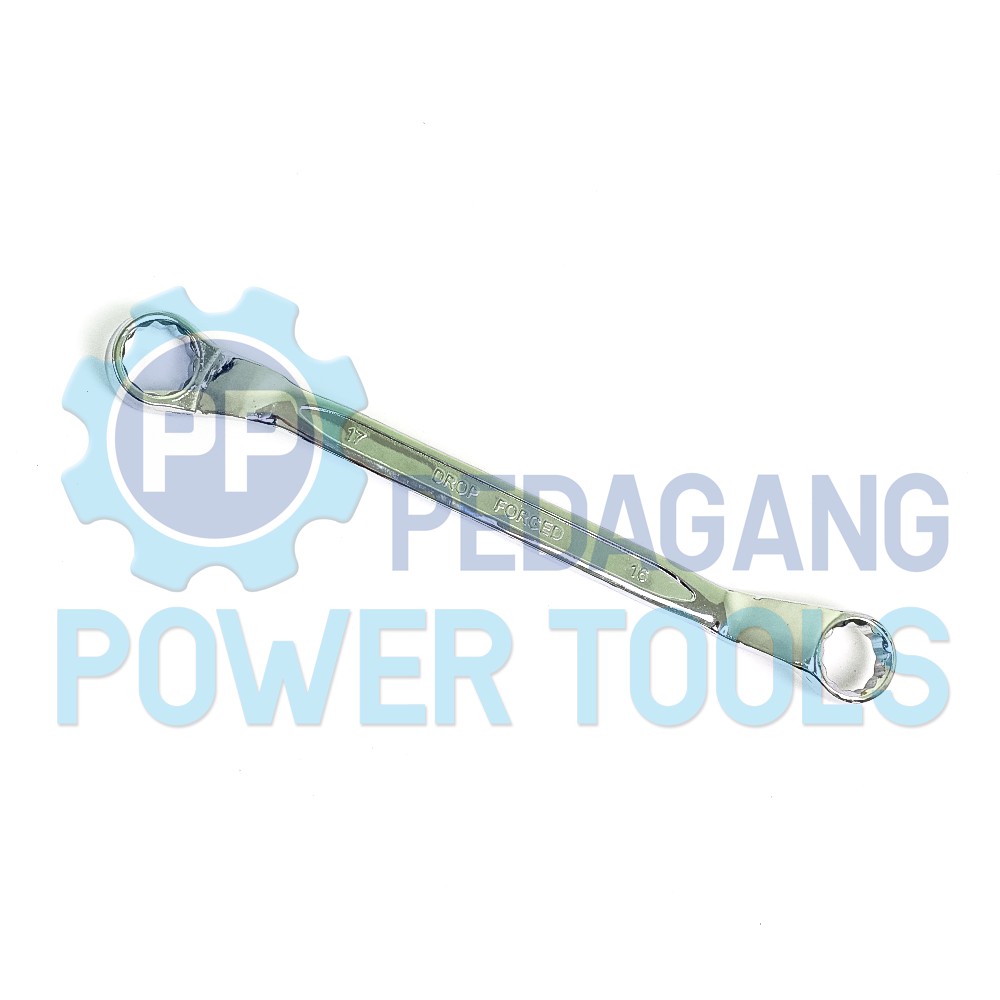 ATS KUNCI RING 16 X 17 MM RENG 16X17 DOUBLE OFFSET RING SPANNER WRENCH