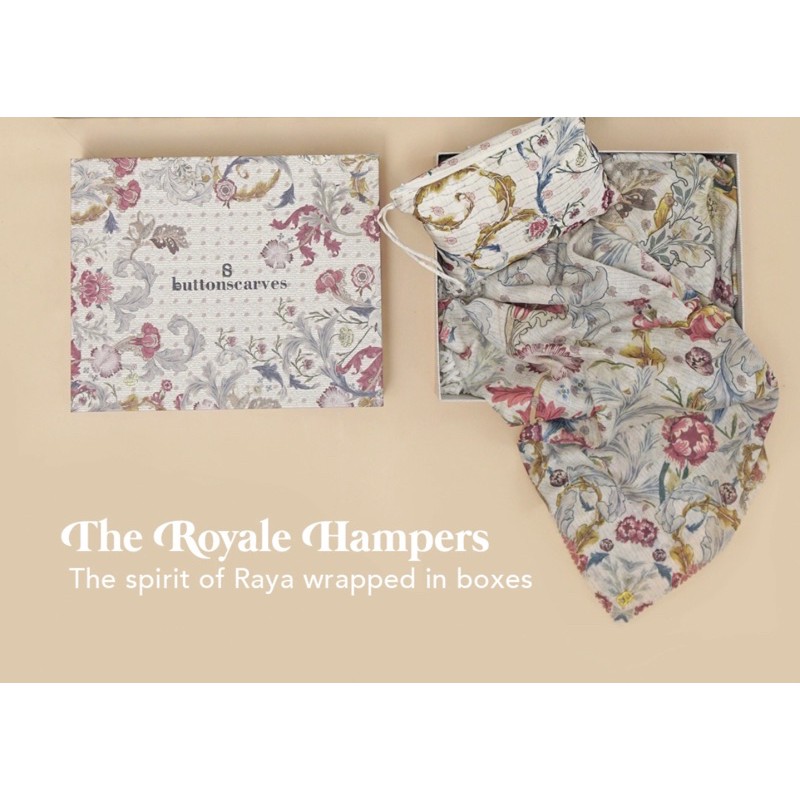 THE ROYALE HAMPERS BUTTONSCARVES KUTSA