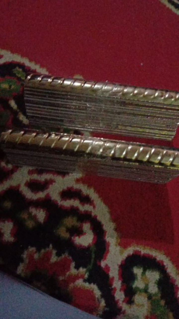 List Keramik Kuku Macan Marble Brown, Gold, Silver 10 & 20 Cm Import